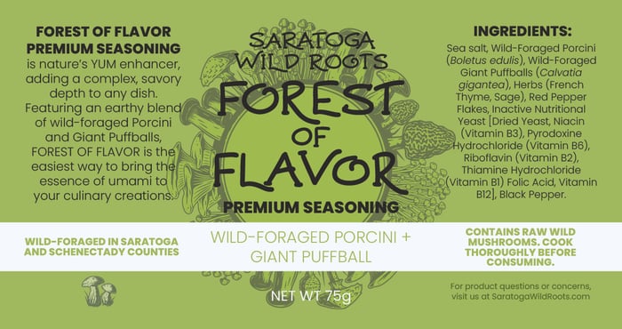 Forest of Flavor Premium Seasoning - Wild-Foraged Porcini and Puffball image